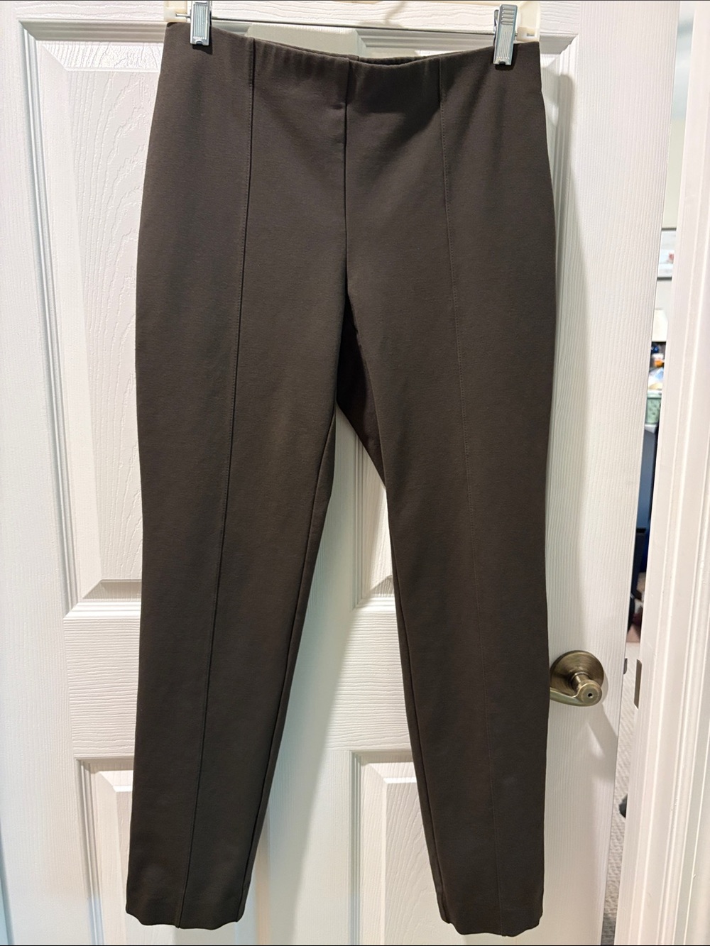 J. Jill Olive Green Pull-On Ponte Pants